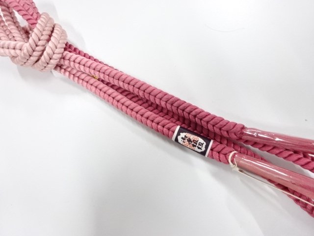 未使用品　正絹　手組帯締め